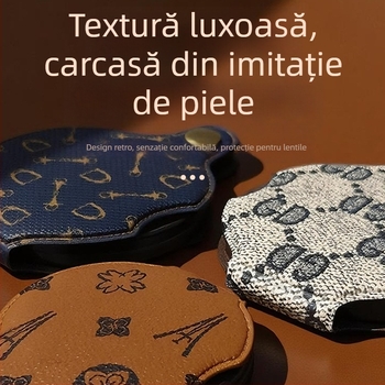 Lupa de mărire pliabilă, 10x, 70 mm, pentru citire la persoane în vârstă, cu lanț și șnur (1072)