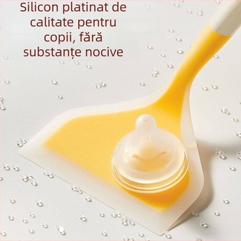 Spatulă din silicon pentru gătit, rezistentă la temperaturi înalte, pentru clătite și tamagoyaki, antiaderent, de calitate alimentară