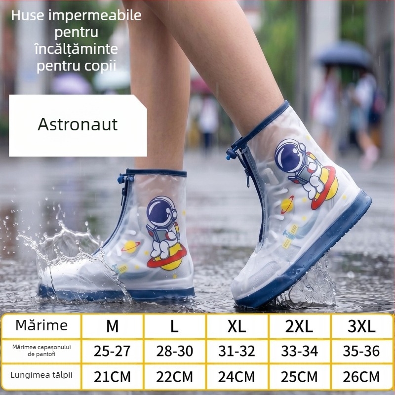 Acoperiri de pantofi pentru ploaie pentru copii, antiderapante, întărite și durabile, impermeabile, pentru băieți și fete