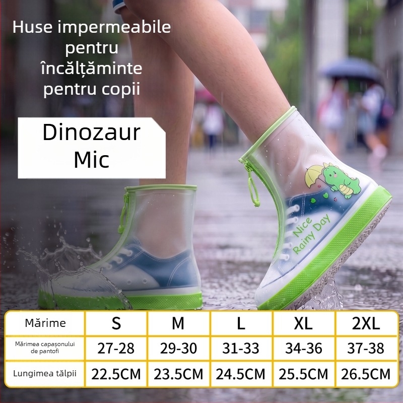 Acoperiri de pantofi pentru ploaie pentru copii, antiderapante, întărite și durabile, impermeabile, pentru băieți și fete