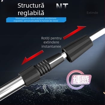 Suport în formă de Y pentru undițe, din oțel inox, prindere pe sol pentru aruncări la distanță
