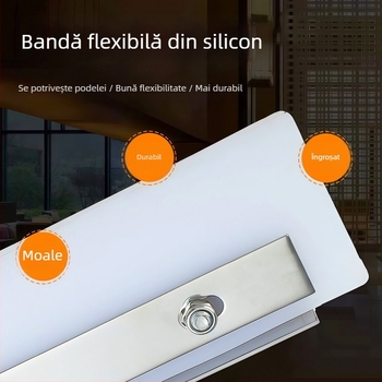 Scraper mare din silicon pentru podea și racletă de curățare a podelei