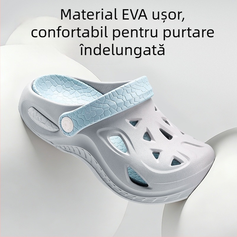 Happy Mary Sandale EVA perforate de vară pentru copii și adulți, casual, antiderapante pentru plajă