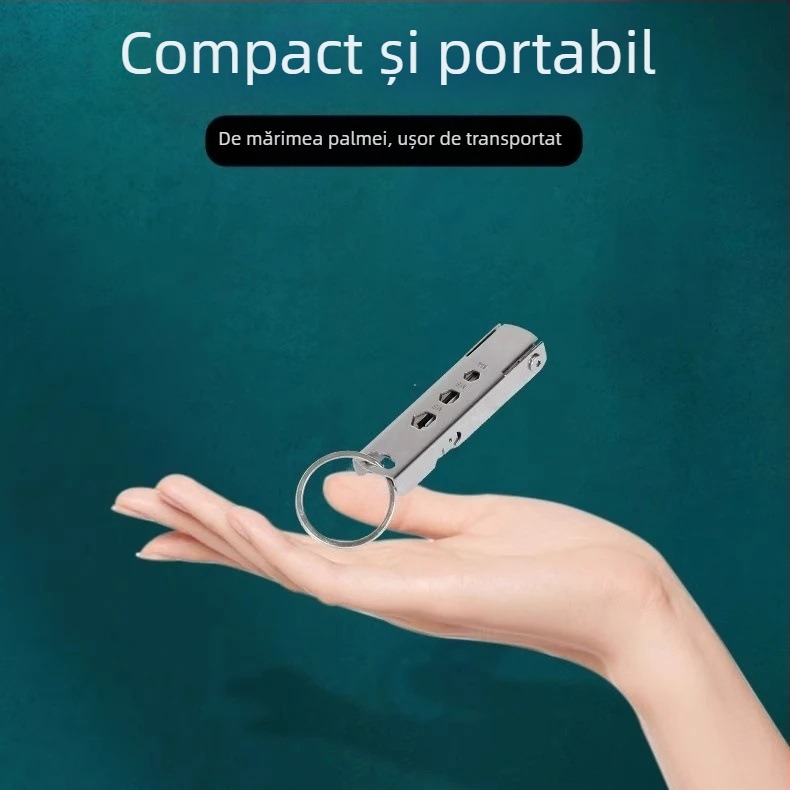 Unealtă multifuncțională pentru extragerea cardului SIM, breloc portabil