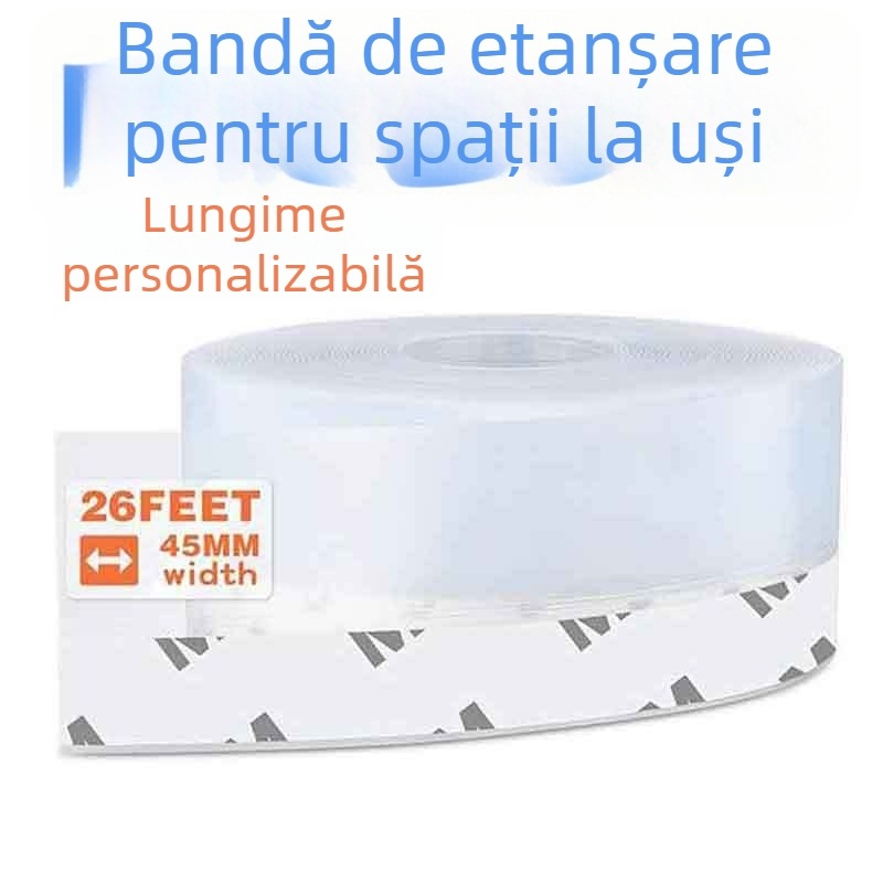 Bandă etanșare TPE pentru uși și ferestre – etanșare la baza ușii și spațiile dintre sticlă