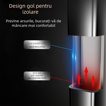 Set de bețe din oțel inox 316 pentru uz casnic, câte unul pe persoană, masă în familie, rezistente la mucegai, rezistente la temperaturi înalte