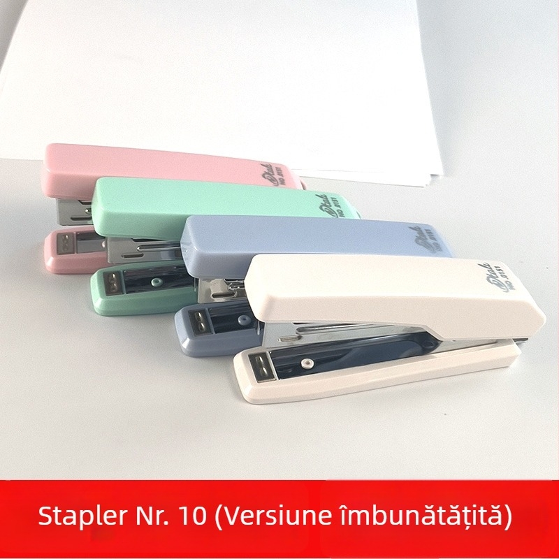 Capsator No. 10, culoare solidă, mic, portabil, lucrat manual, compatibil cu știfturi standard