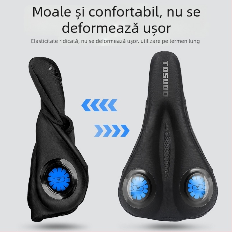 Husă de șa pentru bicicletă din silicon, groasă și foarte moale, cu eliberare rapidă, pentru MTB