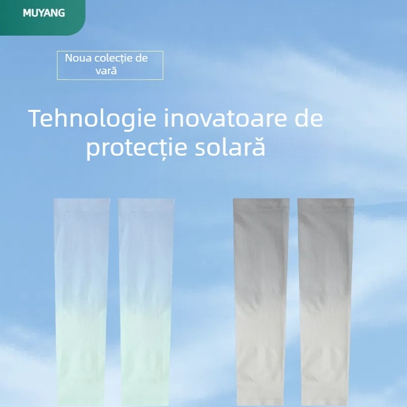Manșete pentru antebrațe pentru copii, gradient Ice, protecție solară și împotriva țânțarilor, unisex, vară, UPF50+
