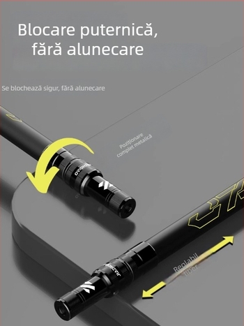 Suport portabil din carbon, telescopic pentru undițe, pentru pești mari, ultra ușor și stabil