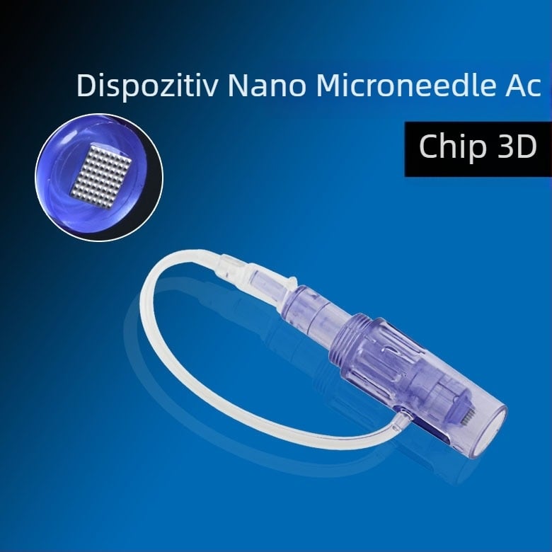 Dispozitiv electric de microneedling cu ace nano 3D5D și infuzie cu apă — consumabile de înlocuire