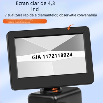 Microscop de identificare a diamantelor de birou, cu lupă video și imagine de înaltă definiție, microscop GIA