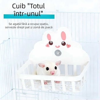 Platformă drăguță multiformă pentru stația de odihnă, decor pentru cușcă