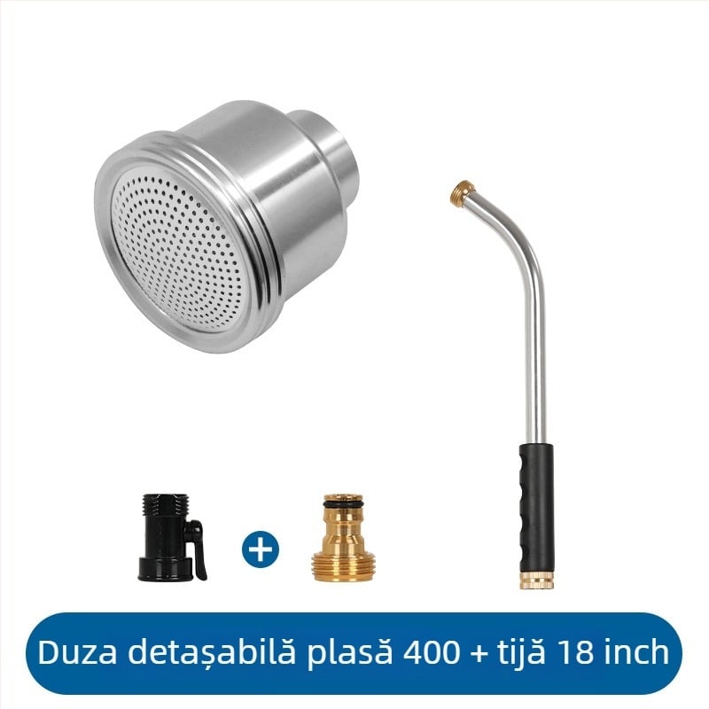 Pistol de udare detașabil pentru răsaduri, debit mare, duză din aliaj de aluminiu pentru seră, ochiuri 400 și 2000