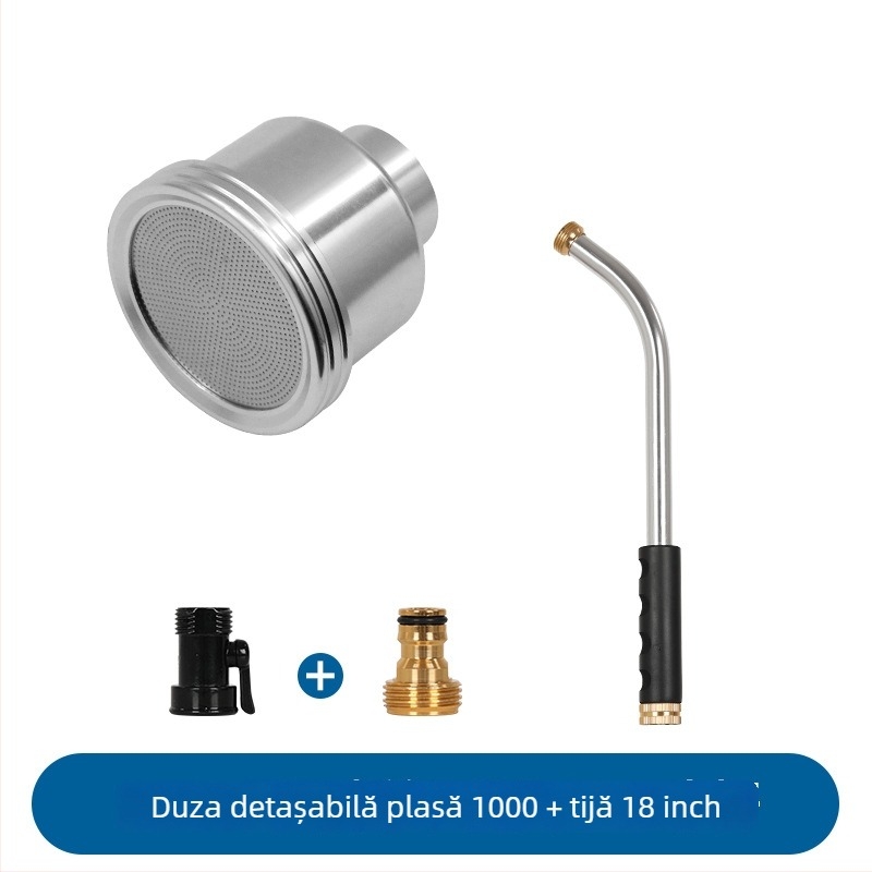 Pistol de udare detașabil pentru răsaduri, debit mare, duză din aliaj de aluminiu pentru seră, ochiuri 400 și 2000