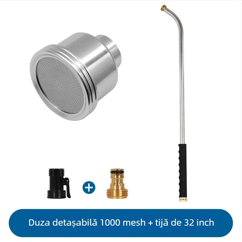 Pistol de udare detașabil pentru răsaduri, debit mare, duză din aliaj de aluminiu pentru seră, ochiuri 400 și 2000