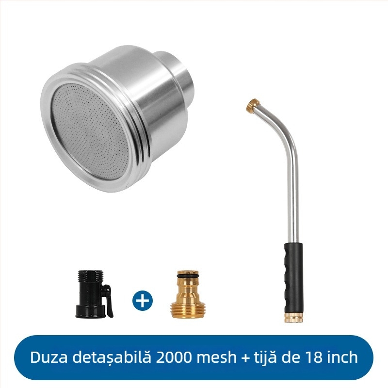 Pistol de udare detașabil pentru răsaduri, debit mare, duză din aliaj de aluminiu pentru seră, ochiuri 400 și 2000