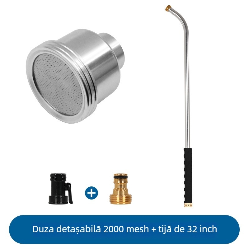 Pistol de udare detașabil pentru răsaduri, debit mare, duză din aliaj de aluminiu pentru seră, ochiuri 400 și 2000