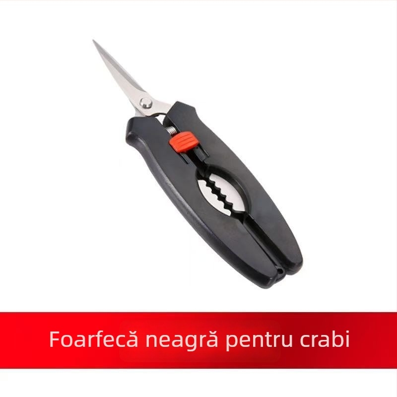 Set de instrumente pentru crab din oțel inoxidabil, set de 8 piese pentru consumul de crab, include ac pentru crab și clești pentru crab