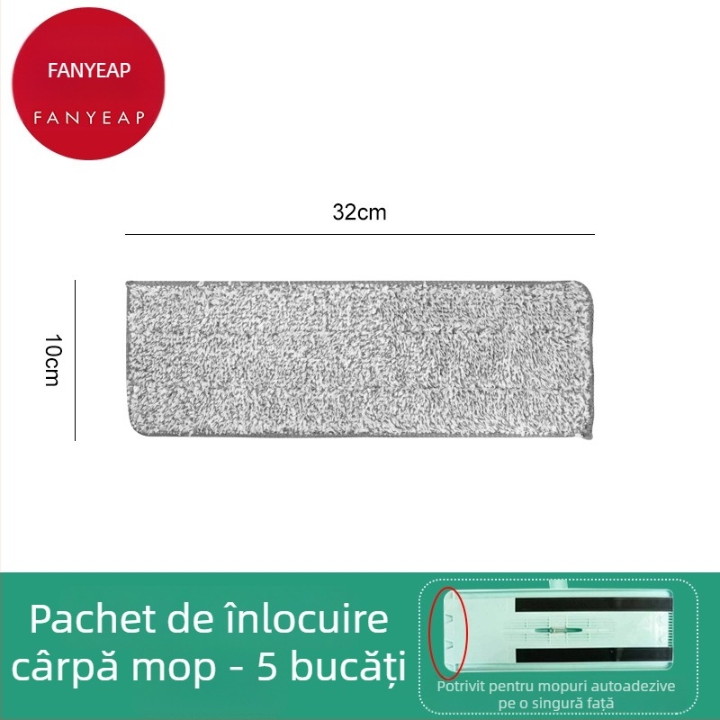 A1P601 Pânză de schimb pentru mop plat, utilizare casnică, cu două fețe