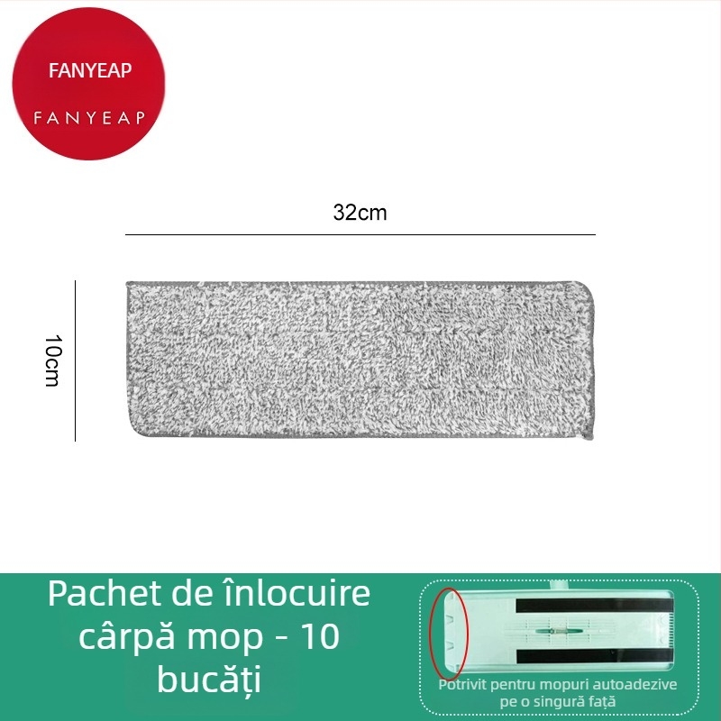 A1P601 Pânză de schimb pentru mop plat, utilizare casnică, cu două fețe