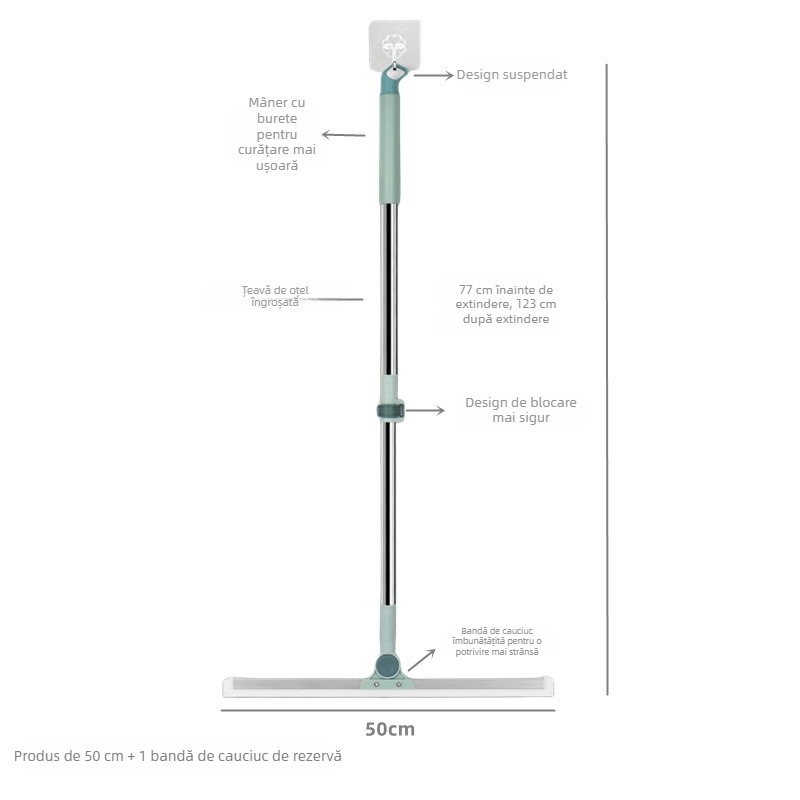 Raspator de podea din silicon pentru uz casnic – curățenie în baie și toaletă