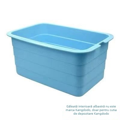 Kangduo găleată pentru mop cu rezervor de apă, găleată pentru spălat mașina, cutie de depozitare cu nouă compartimente, material PVA