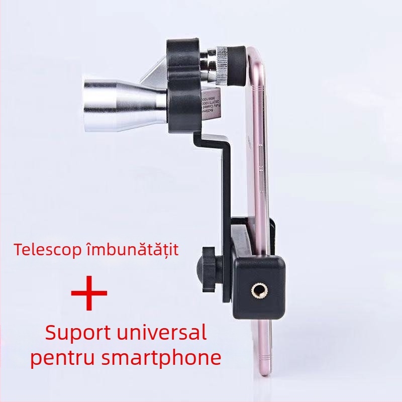 Telescop monocular cu vizibilitate HD, viziune de noapte, compatibil cu camera telefonului, compact și portabil pentru concerte în aer liber