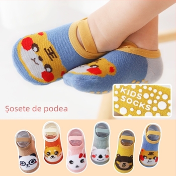 Șosete-pantofi interior pentru bebeluși, primăvară și toamnă, antiderapante, respirabile, talpă moale, pentru sugari și copii mici