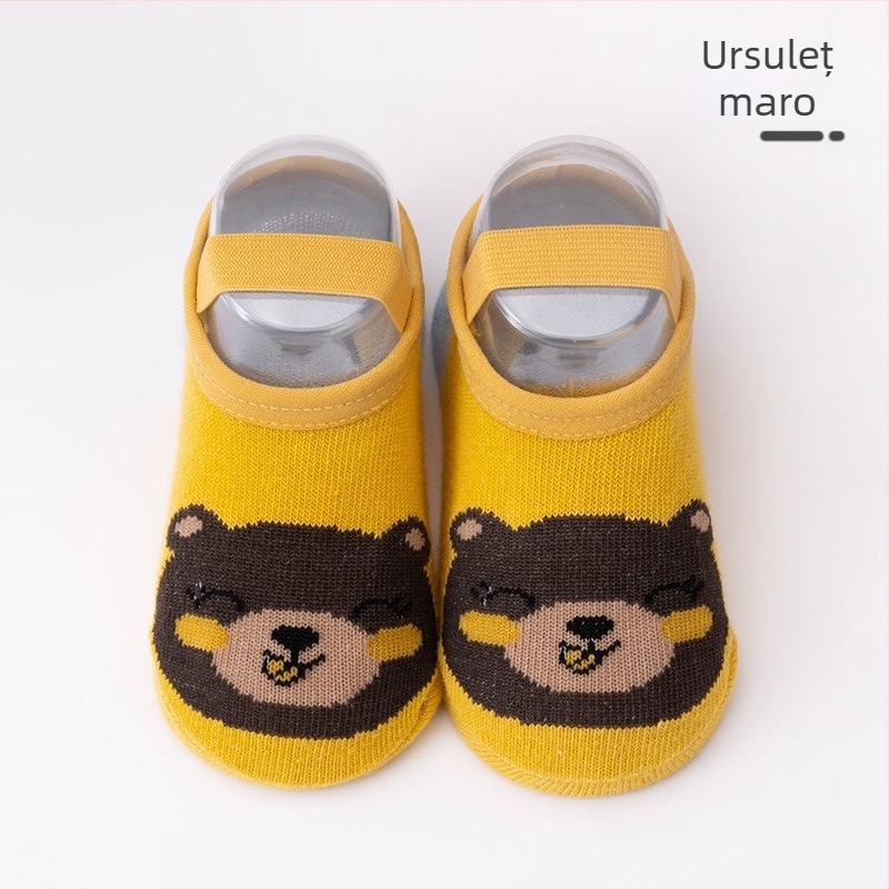 Șosete-pantofi interior pentru bebeluși, primăvară și toamnă, antiderapante, respirabile, talpă moale, pentru sugari și copii mici