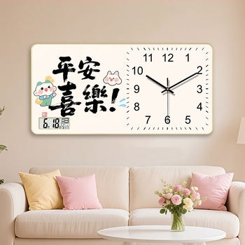Ceas de perete decorativ modern pentru living și sufragerie, design simplu, 2025