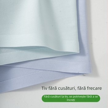 Chiloți pentru adolescenți băieți din fibre modal, respirabili, antibacterieni, confortabili, talie medie, țesătură tricotată, culoare solidă