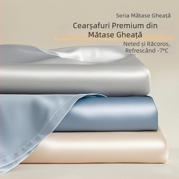 Ice Silk cearșaf de vară, țesătură răcoroasă, protecție pentru saltea, husă antiderapantă completă, set de cearșafuri, 2025 nou model