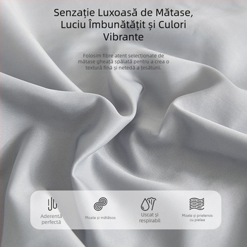 Ice Silk cearșaf de vară, țesătură răcoroasă, protecție pentru saltea, husă antiderapantă completă, set de cearșafuri, 2025 nou model