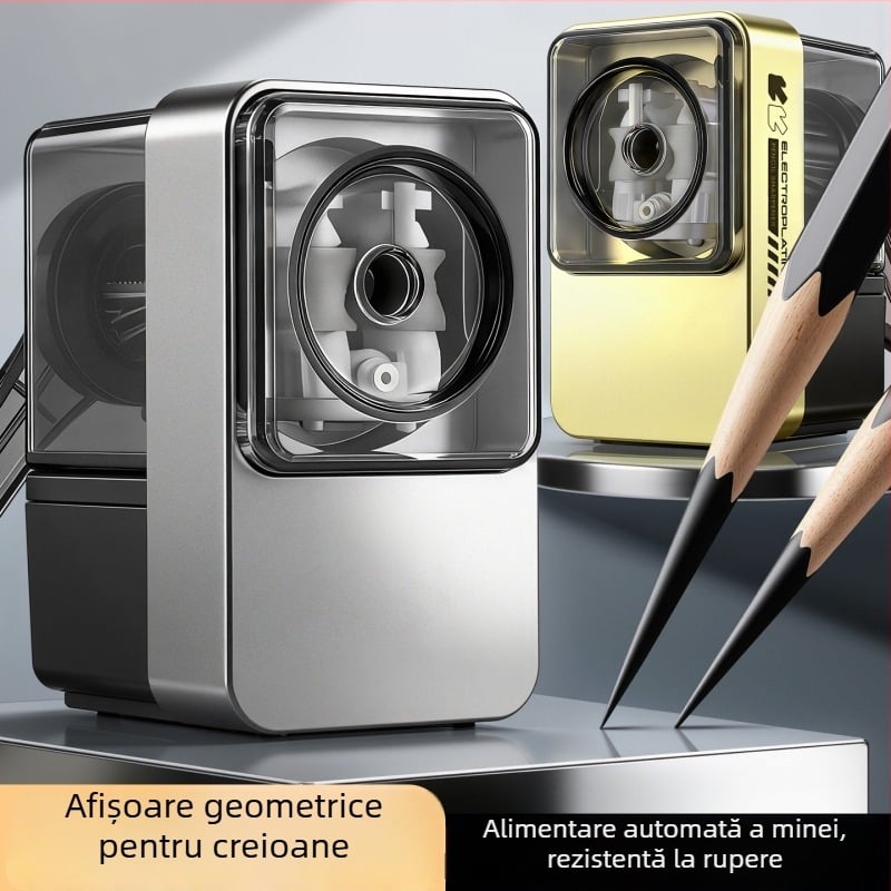 Set de ascuțitoare de creion geometrice, 6 bucăți, pentru copii