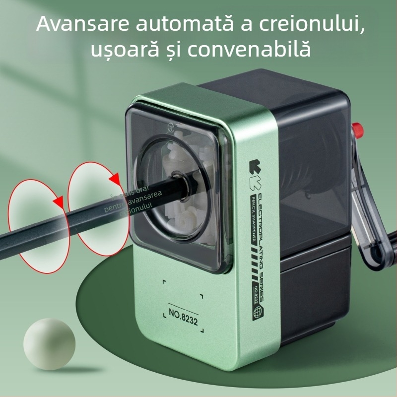Set de ascuțitoare de creion geometrice, 6 bucăți, pentru copii