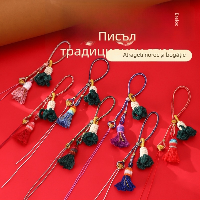 Pandantiv varză cu șnur - accesorii DIY semifabricat pentru telefon