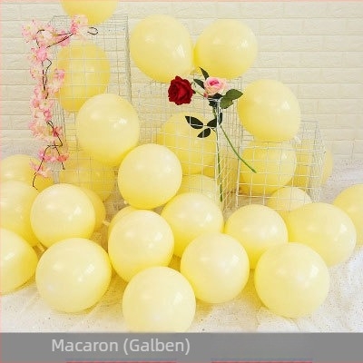 Arcul de baloane cu macarons, coș cu flori în stil coreean pentru inaugurare, decor creativ pentru nuntă și ziua de naștere