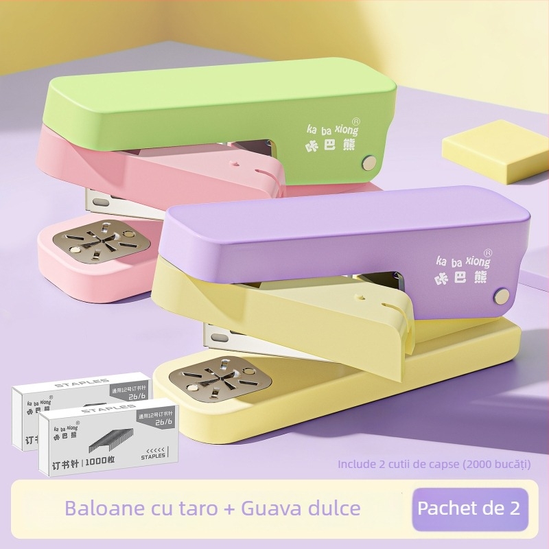 Kaba Bear capsator rotativ 360° pentru elevi, utilizare de birou de mari dimensiuni, tip întărit, economie de efort Morandi mașină de legat