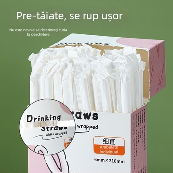 Paie flexibile, de unică folosință, din PP, ambalate individual, de calitate alimentară, pentru gravide, copii și sugari, pentru apă, ceai cu lapte și băuturi reci