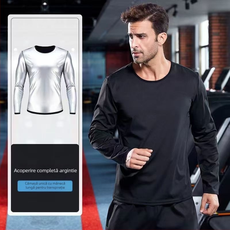 Set pentru alergare și fitness, costum de transpirație pentru bărbați