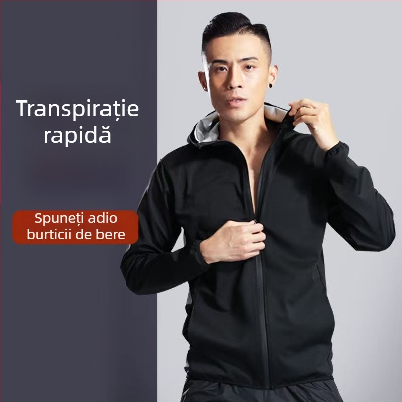 Set pentru alergare și fitness, costum de transpirație pentru bărbați