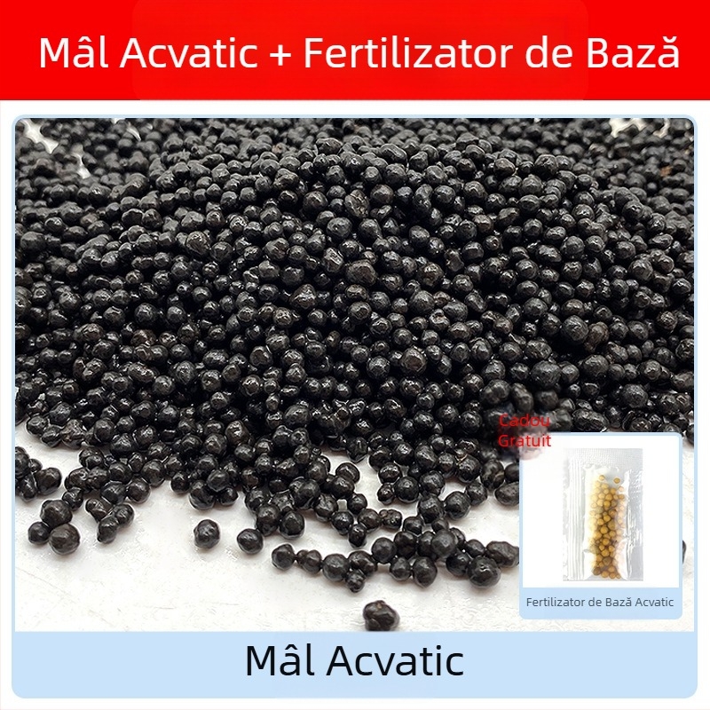 Substrat ecologic pentru acvariu destinat plantelor acvatice: nămol pentru plante, nisip de bază, pământ cu nutrienți și îngrășământ de bază