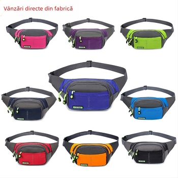 Geantă de talie pentru drumeții în aer liber, unisex, impermeabilă, crossbody pentru alergare și călătorii de recreere