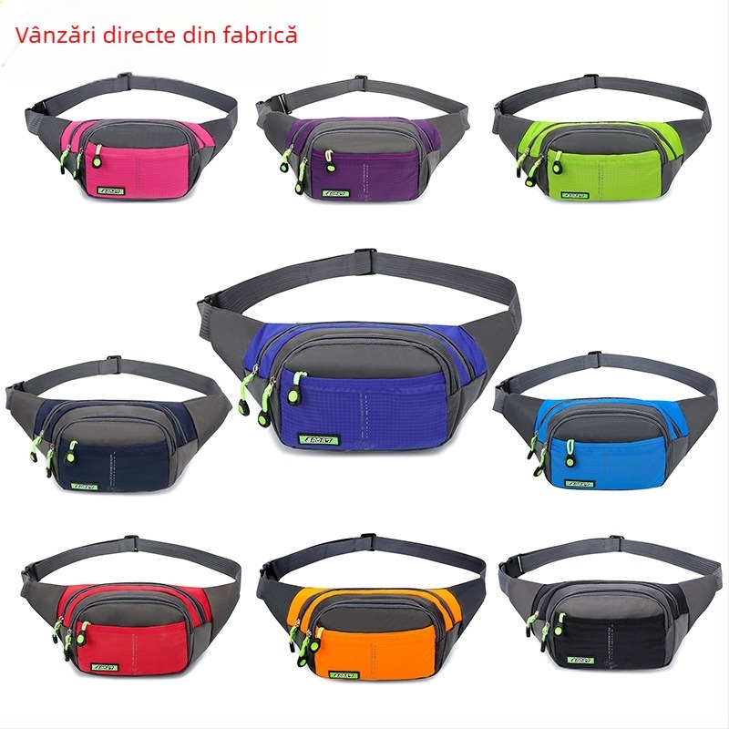 Geantă de talie pentru drumeții în aer liber, unisex, impermeabilă, crossbody pentru alergare și călătorii de recreere