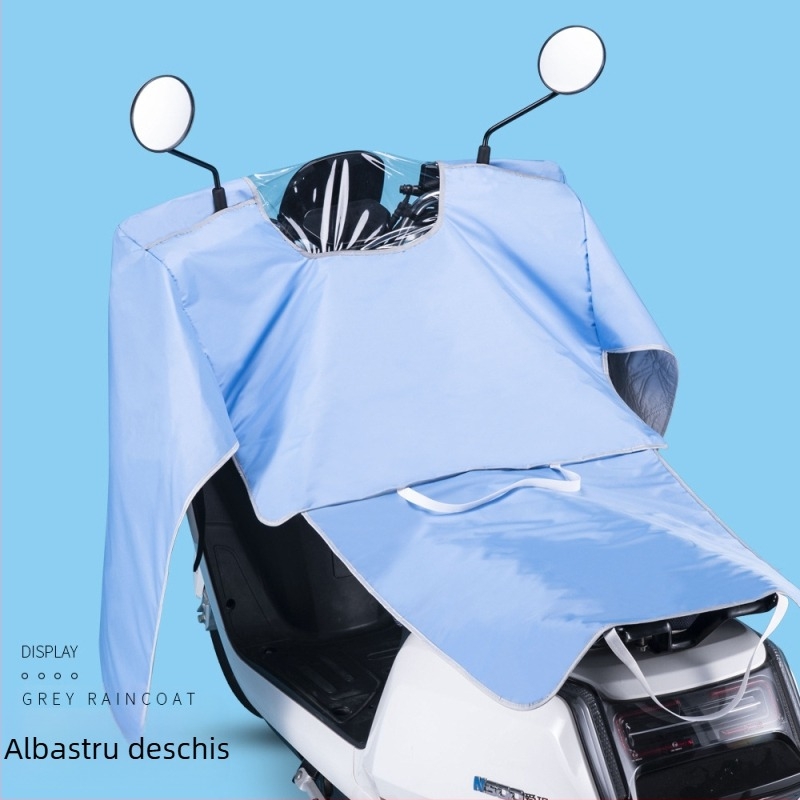 Copertură pentru parbrizul vehiculului electric, protecție solară integrată pentru vară, husă ușoară impermeabilă pentru toate anotimpurile