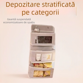 Organizator suspendat multistrat pentru dormitor: pentru ușă/ dulap, depozitare pentru gustări și obiecte mici