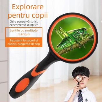 Lupa de citit HD, manuală, pliabilă, cu mărire înaltă, rezistentă la cădere, pentru persoane în vârstă și copii