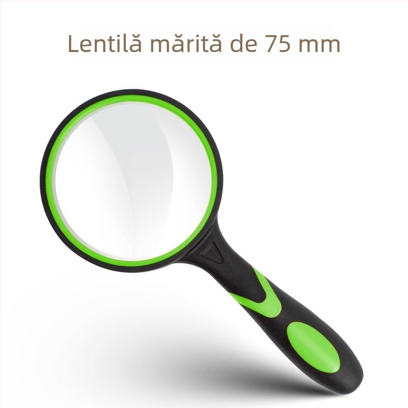 Lupa de citit HD, manuală, pliabilă, cu mărire înaltă, rezistentă la cădere, pentru persoane în vârstă și copii