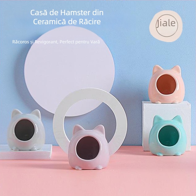 Cuib ceramic pentru hamster, mare, interior, răcire și adăpost vara